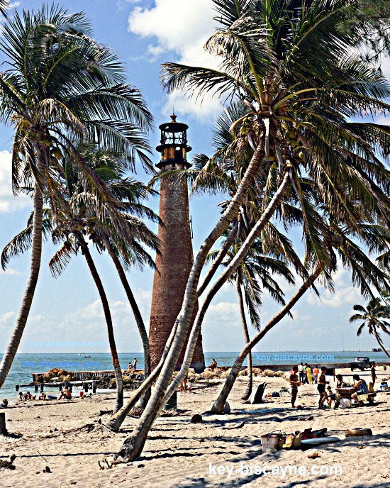 1970s Cape Florida Lighthouse on Key Biscayne