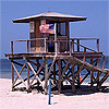 Lifeguard stand crandon beach key biscayne